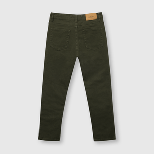 Jeans de niño straight oliva