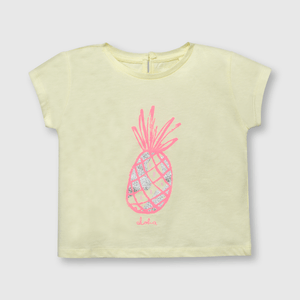 Polo de bebe niña piña amarilla