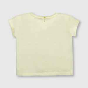 Polo de bebe niña piña amarilla