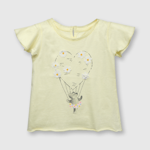 Polo de bebe niña ratona de bebé niña ratona amarilla