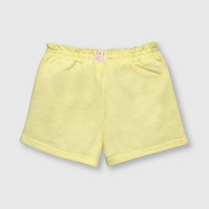 Short de bebe niña cintura recogida amarillo