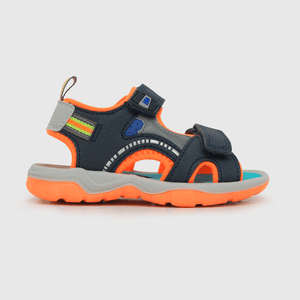 Aqua de niño abierta 2 velcros azul