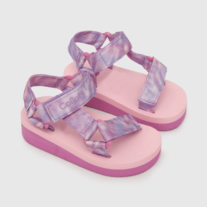 Aqua de niña tie dye morado