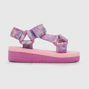 Aqua de niña tie dye morado