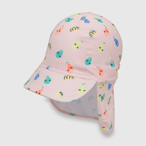 Gorro de bebe niña con filtro Uv rosado