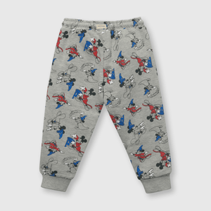 Pantalón de bebé niño Mickey de bebe niño Mickey gris