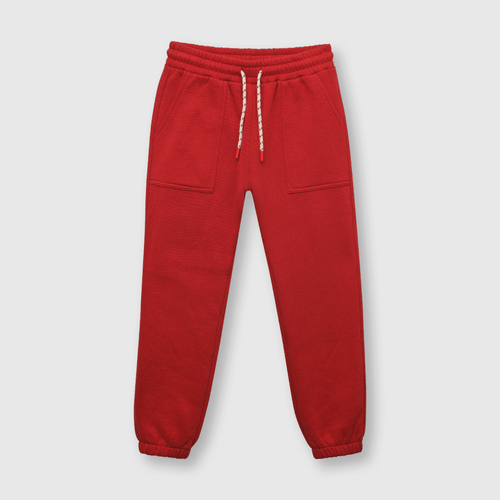 Pantalón de niño de buzo con bolsillos red / rojo