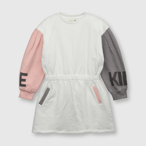 Vestido de niña sport off white