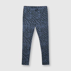 Leggings de niña estampada azulino