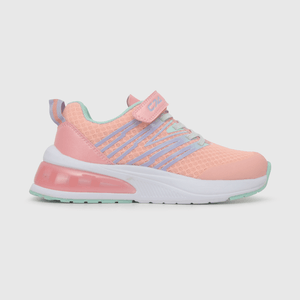 Zapatilla para niña niña velcro elástico sport rosada