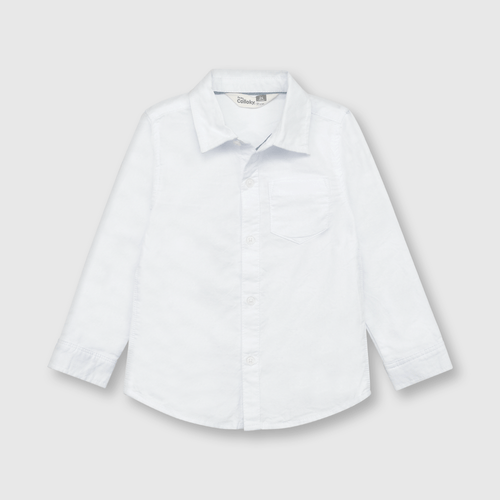 Camisa de bebé niño clasica oxford blanco / white