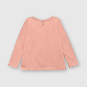 Polo de bebé niña ludica rosa viejo
