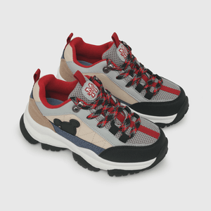 Zapatilla para niño aproach prepi mickey gris
