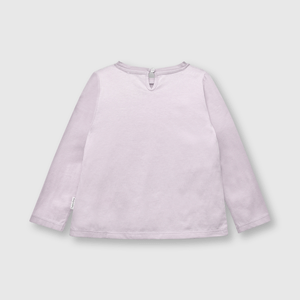 Polo de bebé niña Daisy y Minnie lila