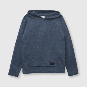 Sweater de niño jaspeado azul / blue