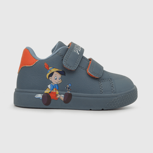 Zapatilla para niño dos velcros pinocchio azul