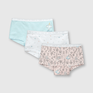 Calzón de niña 3 pack Alicia pink / rosado