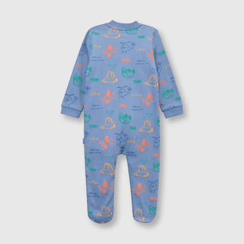 Pijama de bebé niño de algodón Denim