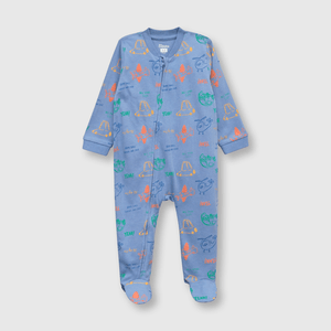 Pijama de bebé niño de algodón Denim