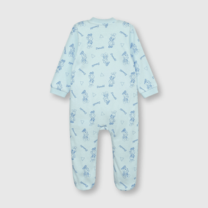 Pijama de bebé niño de algodón Donald celeste