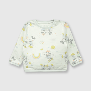 Clemente de bebé niña Minne y Mickey aqua