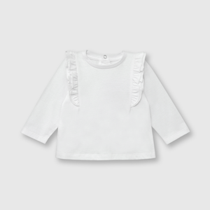 Clemente de bebé niña pajaritos off white