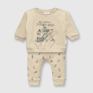 Conjunto de bebé niño Disney 100 beige