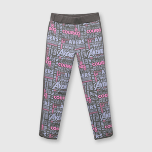 Leggings de niña Avengers Grafito