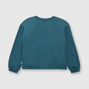 Polo de niña Frozen petroleo