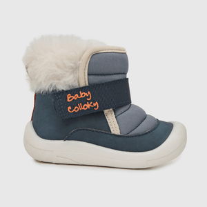 Bota para niño n indoor velcro azul