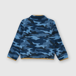 Polerón de bebé niño polar fleece blue denim