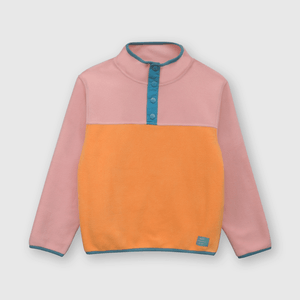 Polerón de niña de polar fleece rose