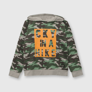 Polerón de niño CKY camuflado Verde militar