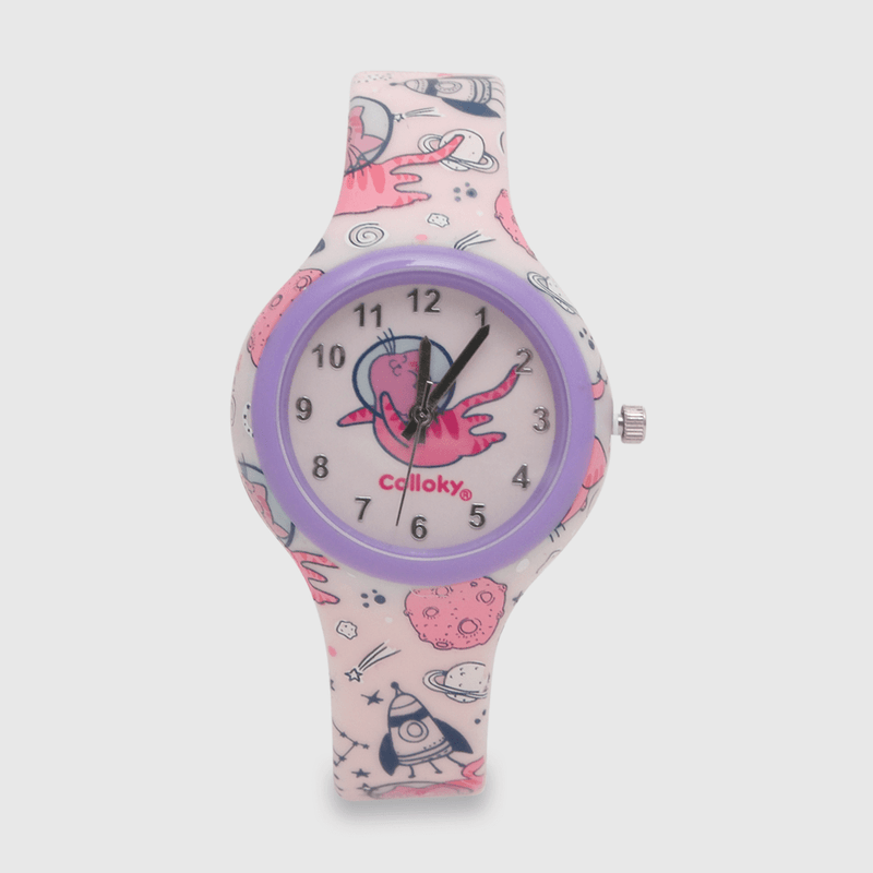 Reloj de ni a analogo pink rosado