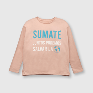 Polo de niña rosado
