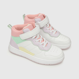 Zapatilla de niña urbana blanco / white