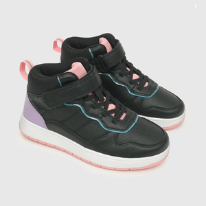 Zapatilla de niña urbana negro / black