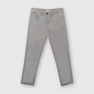 Pantalón de niña gabardina Acero
