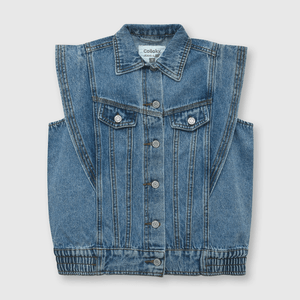 Chaqueta de niña mezclilla Denim
