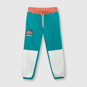 Pantalón buzo de niño Mickey turquesa