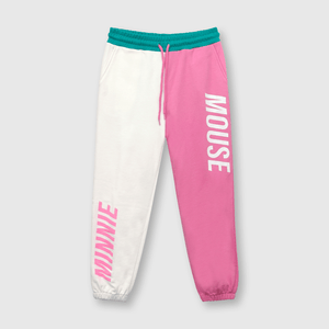 Pantalón buzo de niña Minnie off white