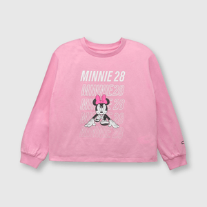 Polo de niña Minnie chicle
