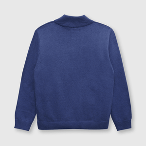 Sweater de niño clasico blue denim