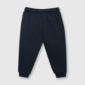 Pantalón buzo de bebé niño bloques navy
