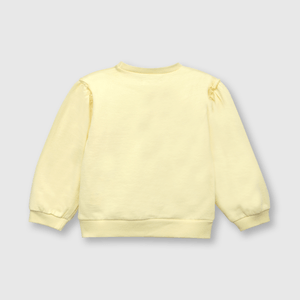 Polerón de bebé niña pajarito amarillo