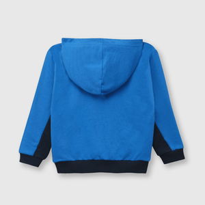 Polerón de bebé niño bloques royal blue