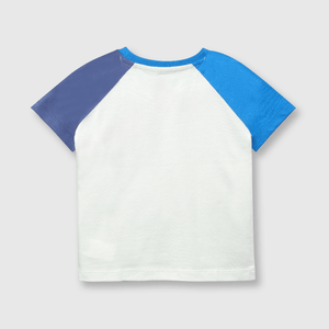 Polo de bebé niño bloques royal blue