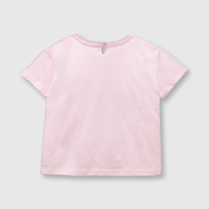 Polo de bebé niña sandia fucsia