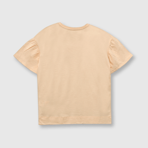 Polo de niña flores damasco