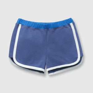 Short de bebé niño bloques light denim